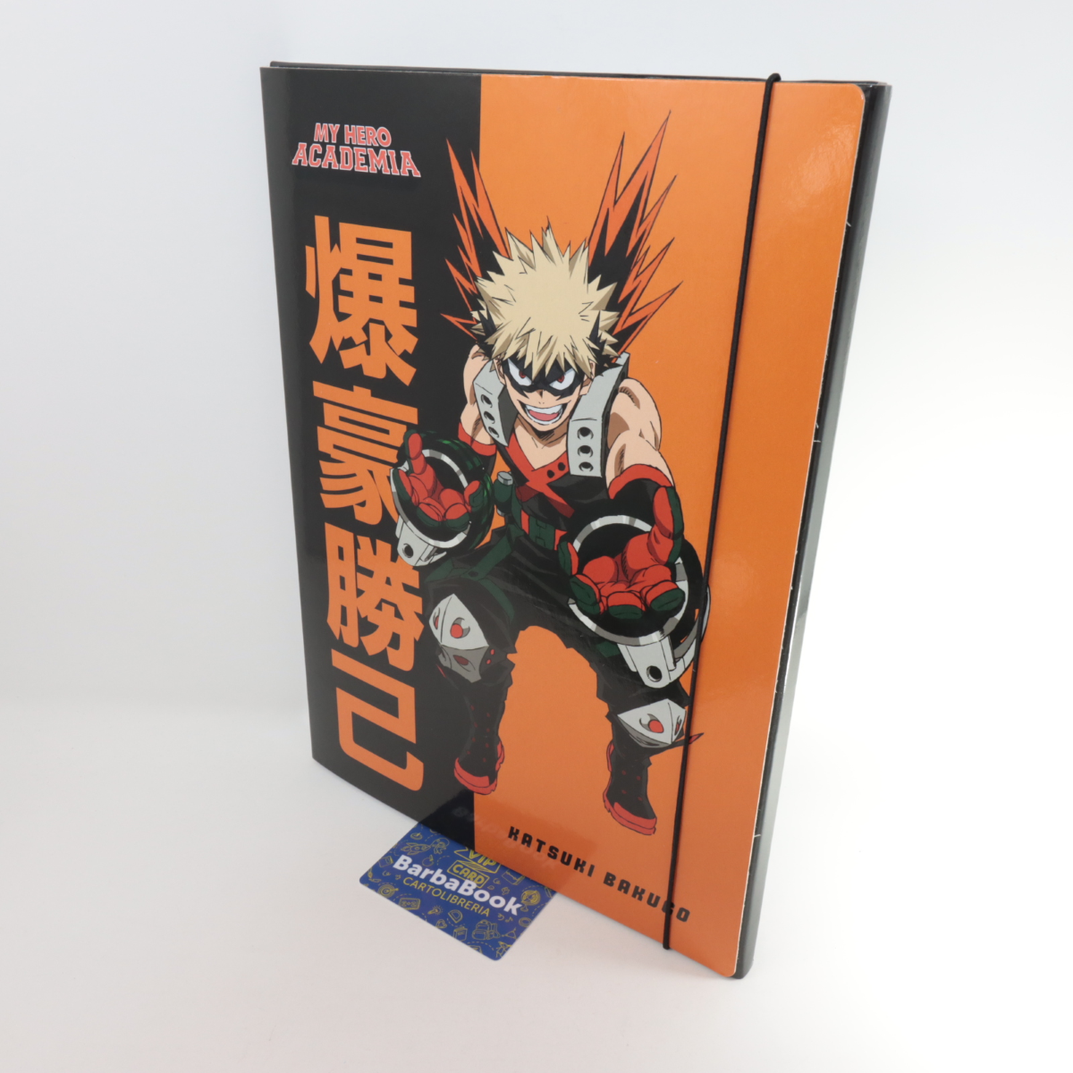 CARTELLINA CON ELASTICO 3 LEMBI CM. 25 X 35 MY HERO ACADEMIA KATSUKI BAKUGO 70356