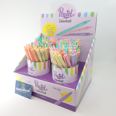 PENNA SFERA SCATTO PASTEL COLOURBOOK MM. 1,0 BLU