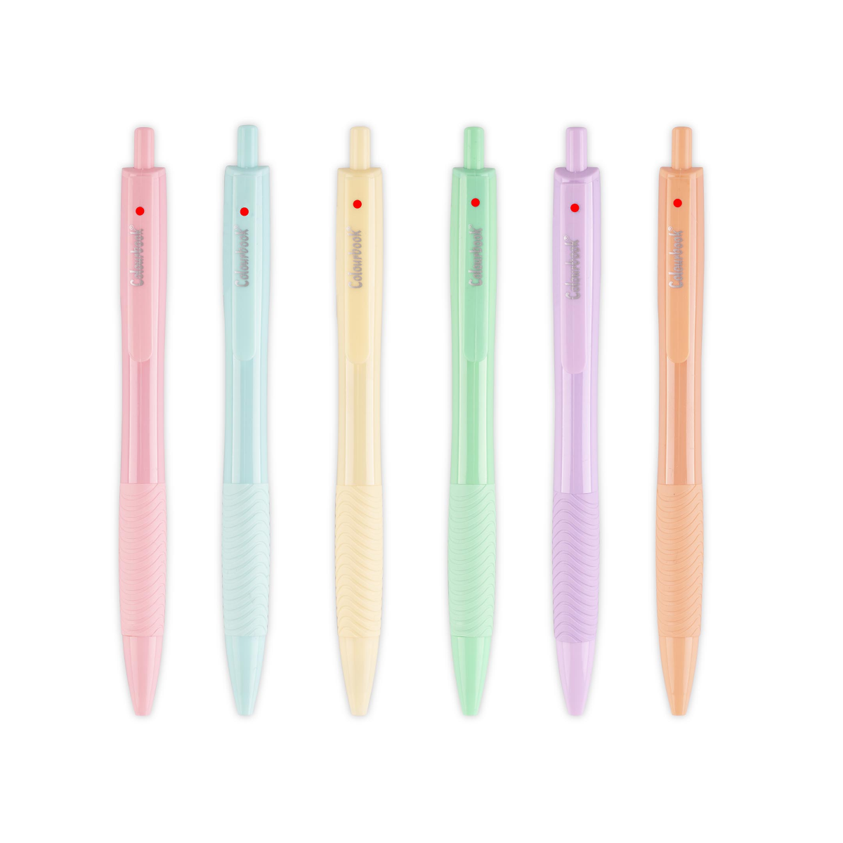PENNA SFERA SCATTO PASTEL COLOURBOOK MM. 1,0 ROSSA