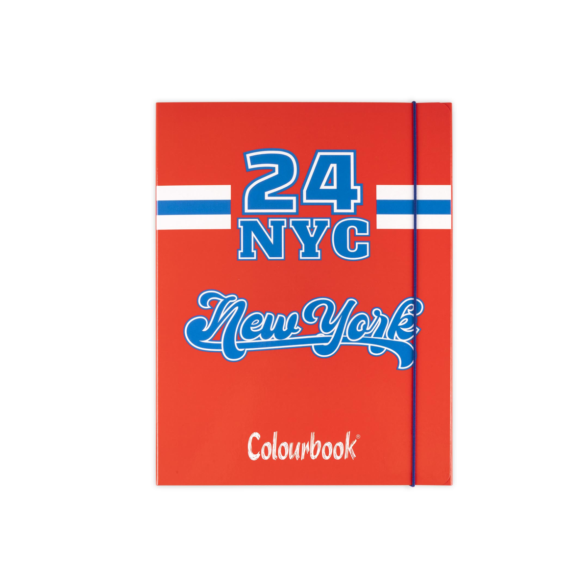 CARTELLINA CON ELASTICO 3 LEMBI CM. 25 X 34 COLOURBOOK NY