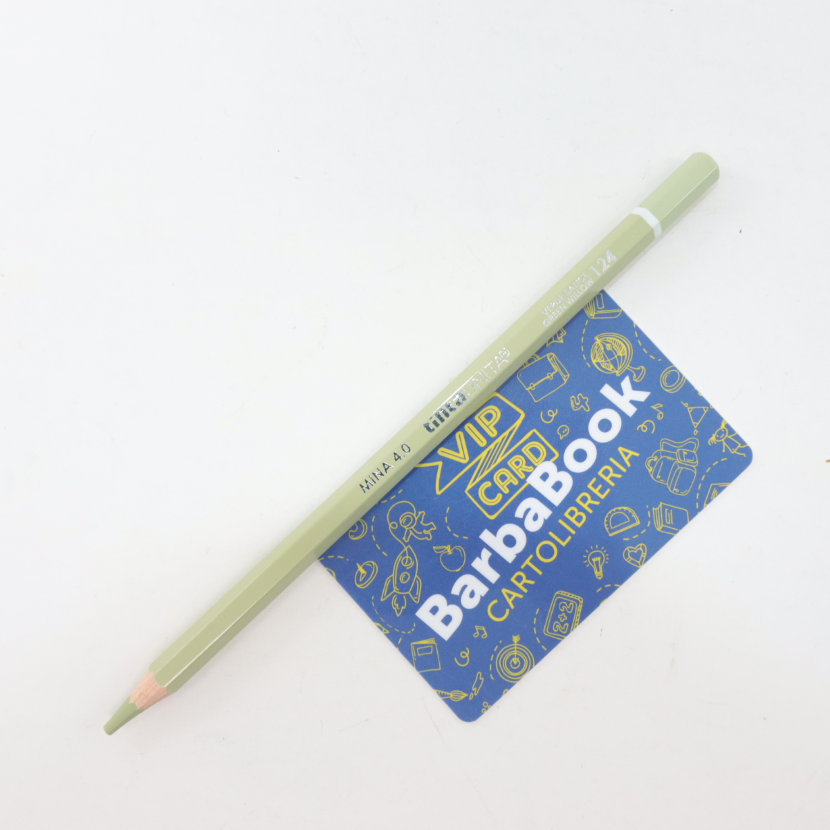 PASTELLO TINTA UNITA MINA MM.4,0 POOL OVER SFUSO 124 VERDE SALICE