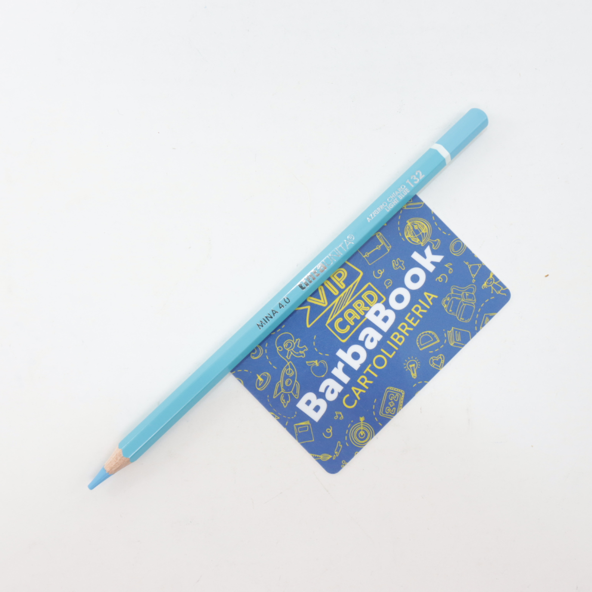 PASTELLO TINTA UNITA MINA MM.4,0 POOL OVER SFUSO 132 AZZURRO CHIARO