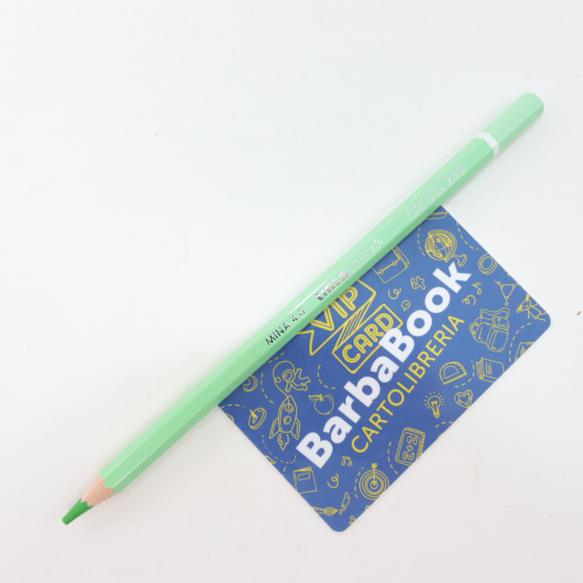 PASTELLO TINTA UNITA MINA MM.4,0 POOL OVER SFUSO 230 VERDE LIGHT