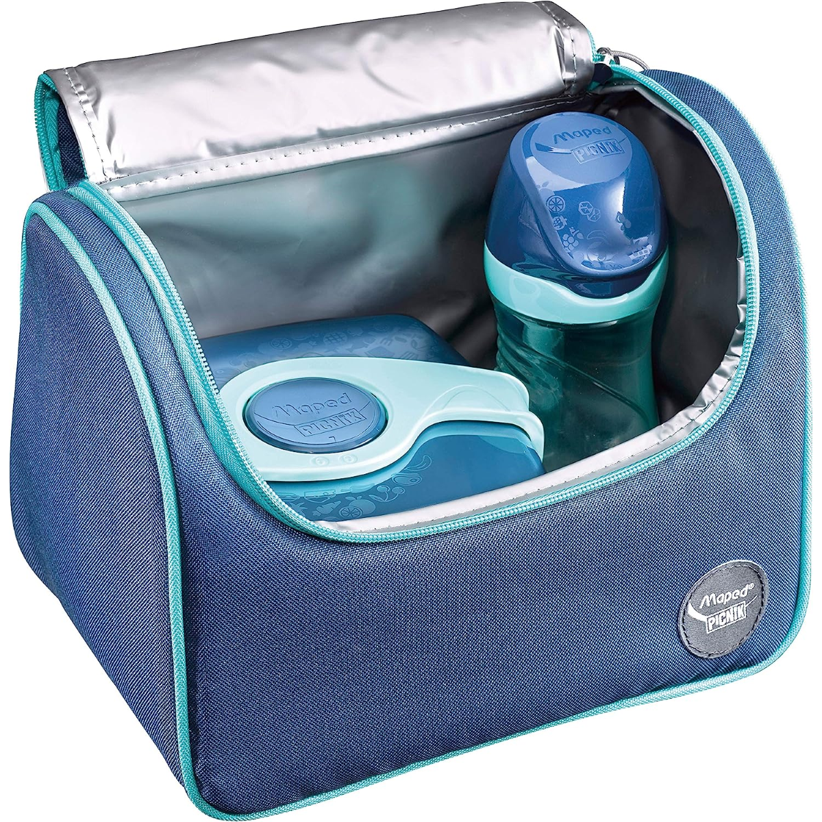 CESTINO PORTA MERENDA VIVANDE TERMICO MAPED BLU