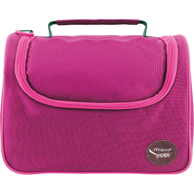 CESTINO PORTA MERENDA VIVANDE TERMICO MAPED ROSA