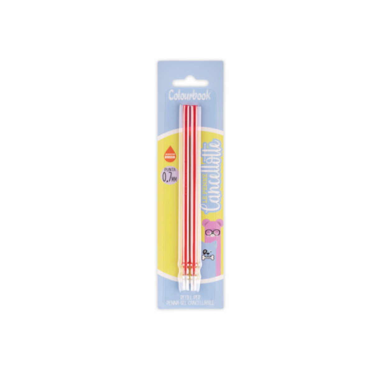 RICARICA GEL CANCELLABILE CANCELLOTTA COLOURBOOK ROSSA