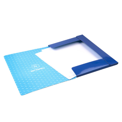 CARTELLINA CON ELASTICO 3 LEMBI CM. 25 X 34 SSC NAPOLI COLOURBOOK VAR.03