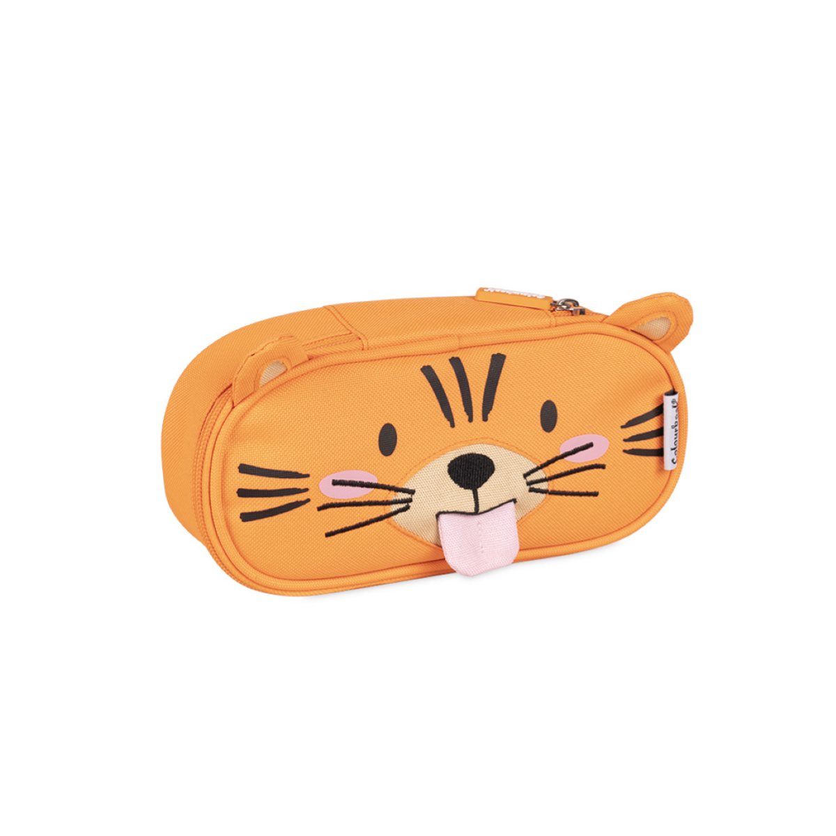 BUSTINA PORTAPENNE WILD & CUTE COLOURBOOK TIGROTTO ARANCIONE
