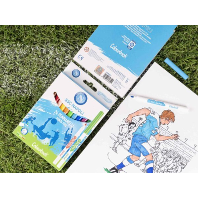 PENNARELLI SSC NAPOLI COLOURBOOK 12 COLORI