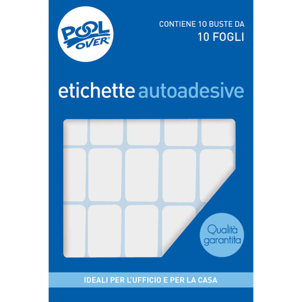 ETICHETTE ADESIVE MM. 56 X 34 COD. AP041 POOL OVER