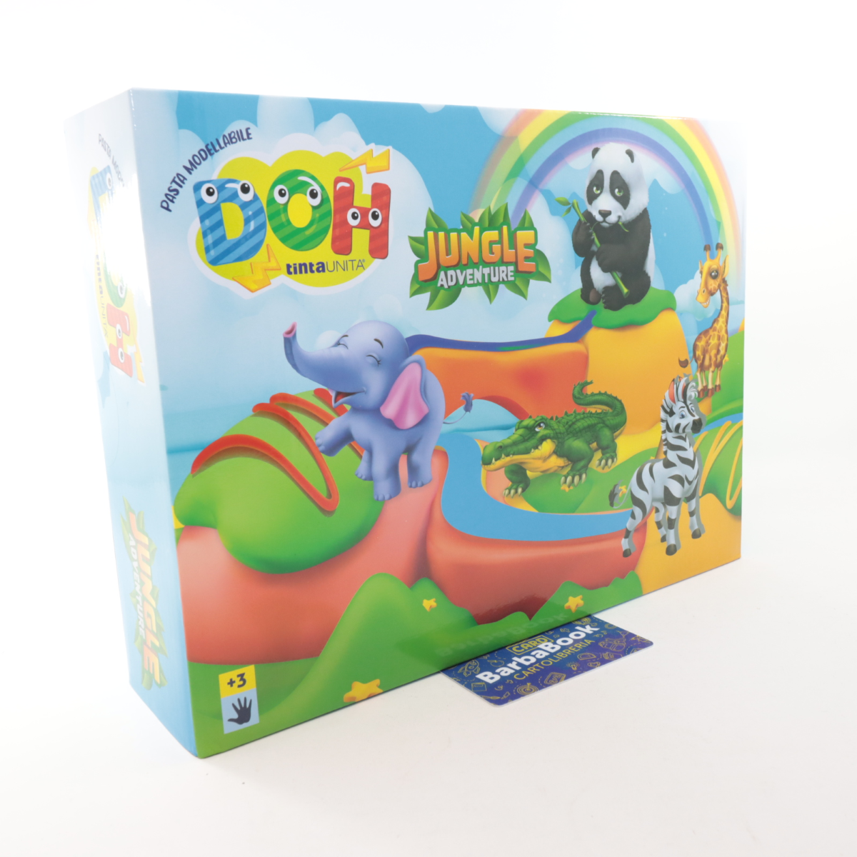 SET PASTA MODELLABILE DOH JUNGLE ADVENTURE ZOO TINTA UNITA 60853