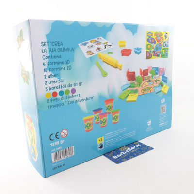 SET PASTA MODELLABILE DOH JUNGLE ADVENTURE ZOO TINTA UNITA 60853