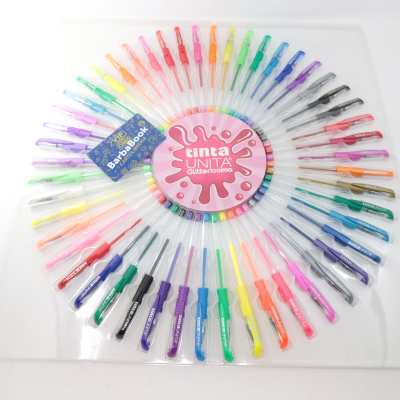SET RUOTA 50 LUNA PARK PENNE ROLLER GEL GLITTER CLASSIC E METAL TINTA UNITA 60866
