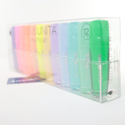 SET 12 EVIDENZIATORI PALETTE TINTA UNITA 60833