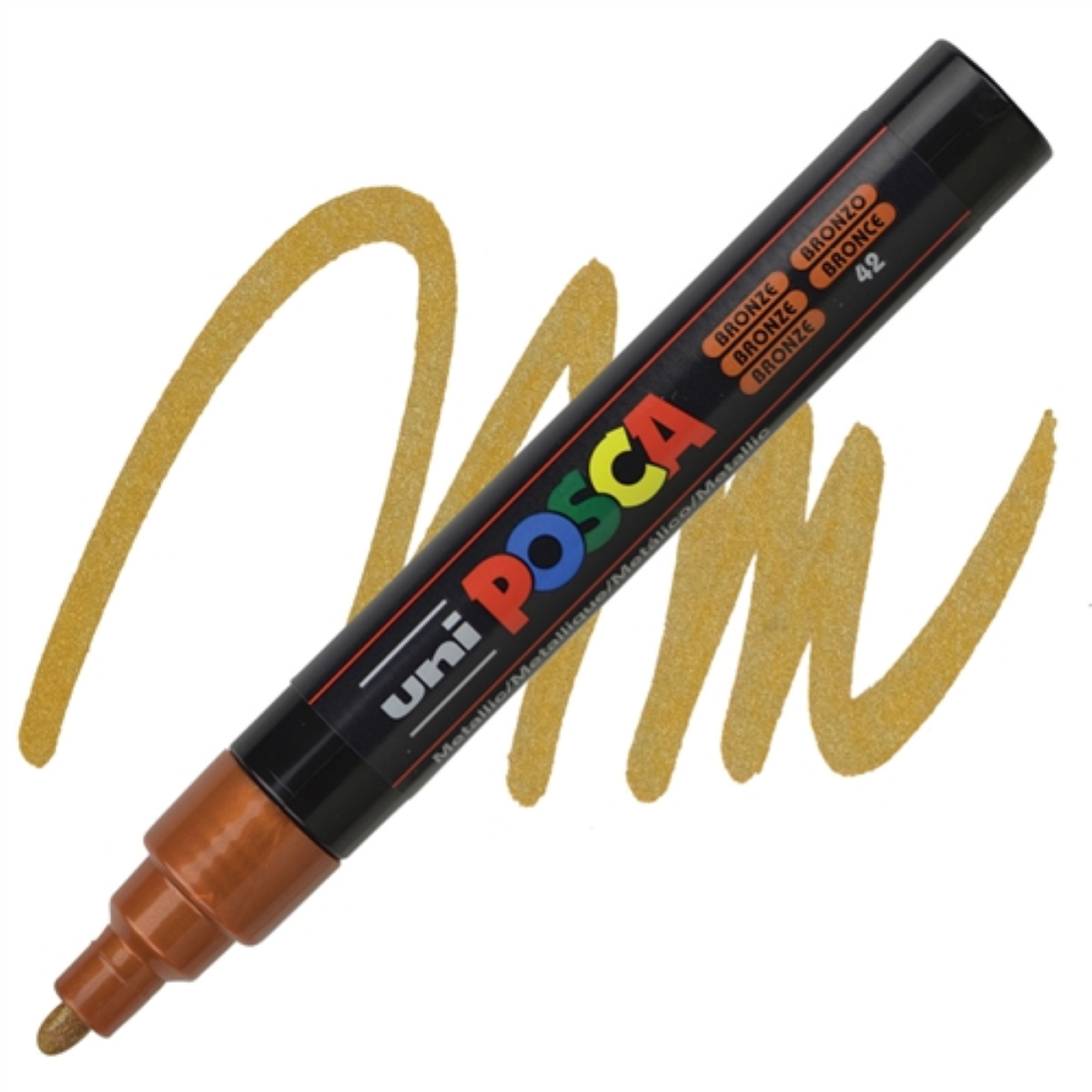 PENNARELLO UNI POSCA MM.2,5 METAL PC5M BRONZO 42