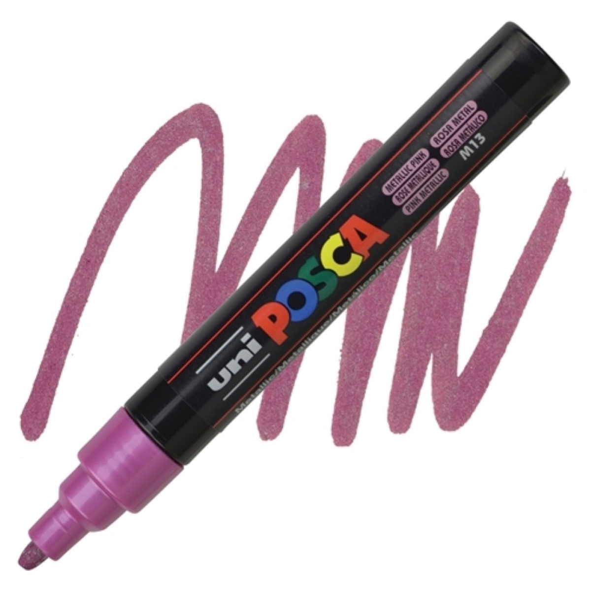 PENNARELLO UNI POSCA MM.2,5 METAL PC5M ROSA METAL M13
