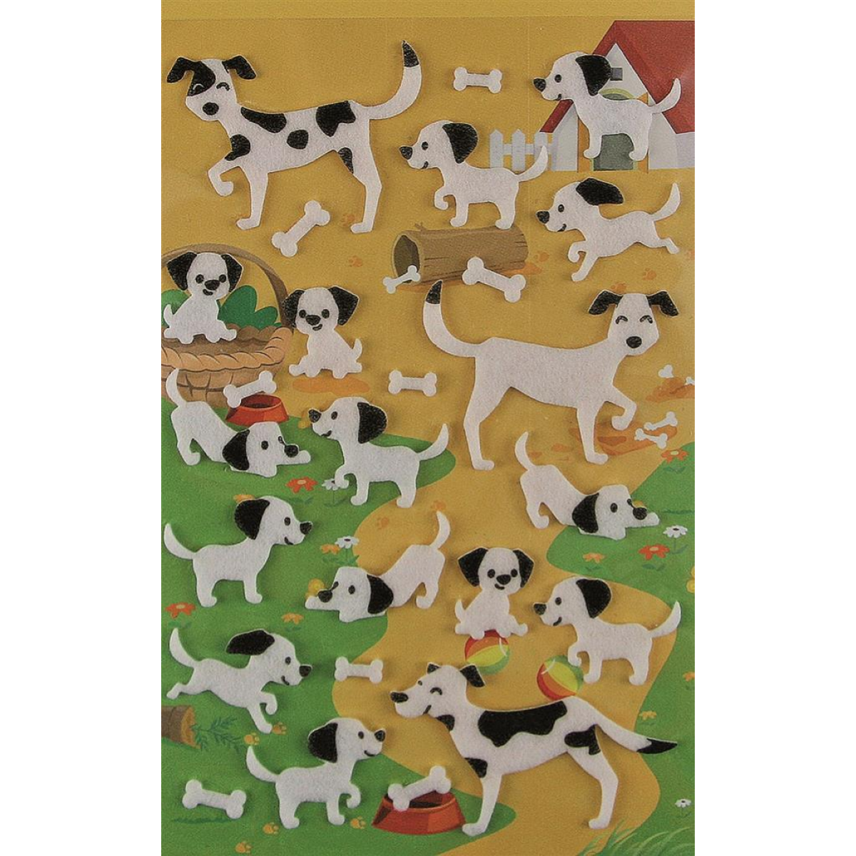 STICKERS 3395-451 CAGNOLINI IN FELTRO