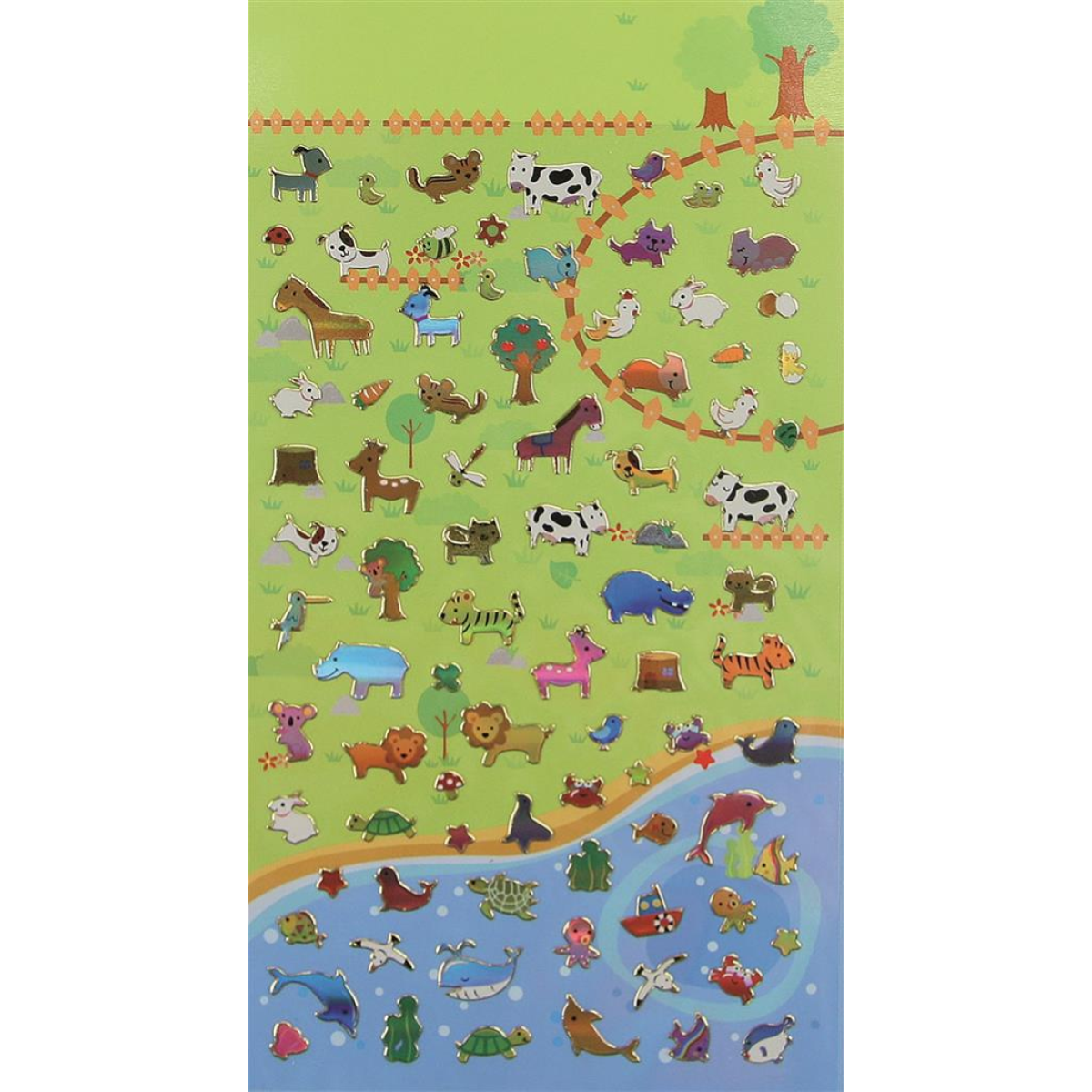 STICKERS 3395-341 ANIMALETTI IN RILIEVO
