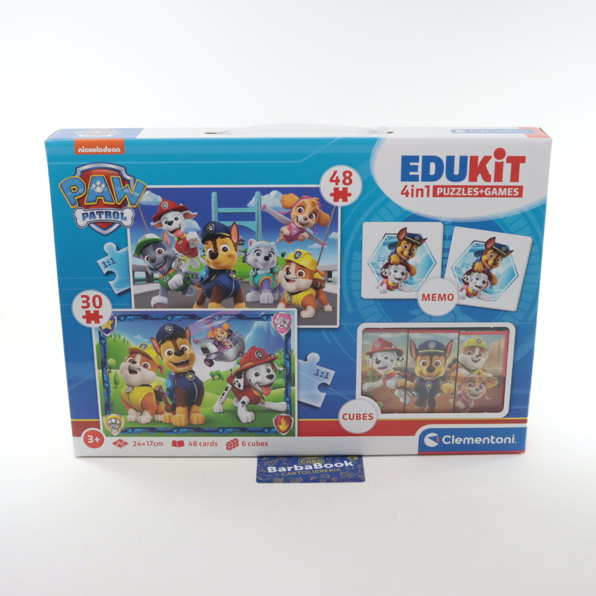 GIOCO PUZZLE + CUBOTTI PAW PATROL EDUKIT CLEMENTONI ART.18291