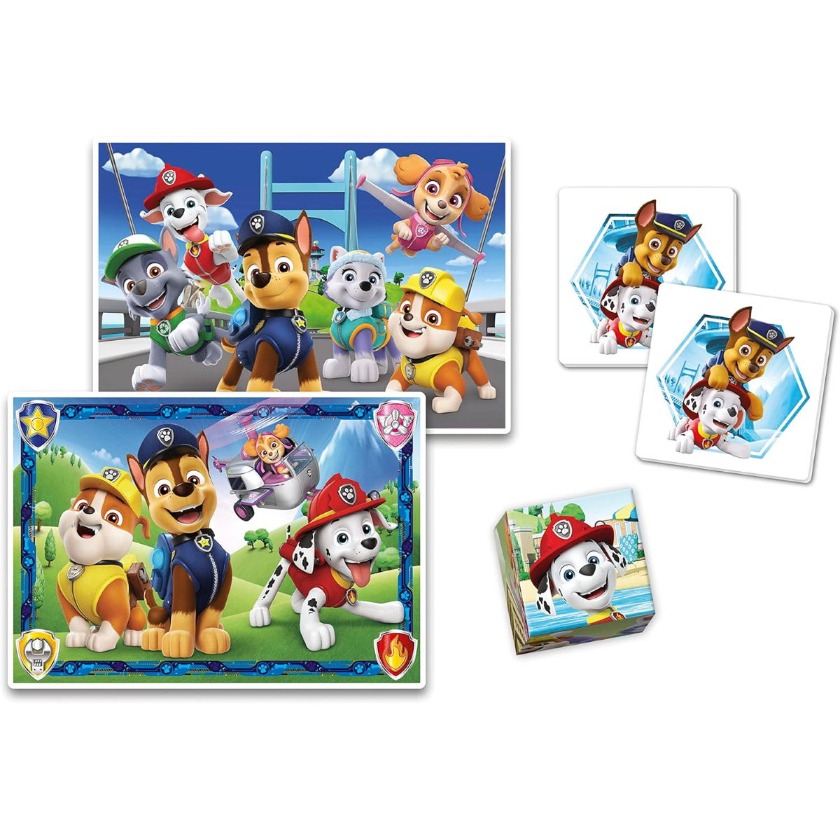 GIOCO PUZZLE + CUBOTTI PAW PATROL EDUKIT CLEMENTONI ART.18291