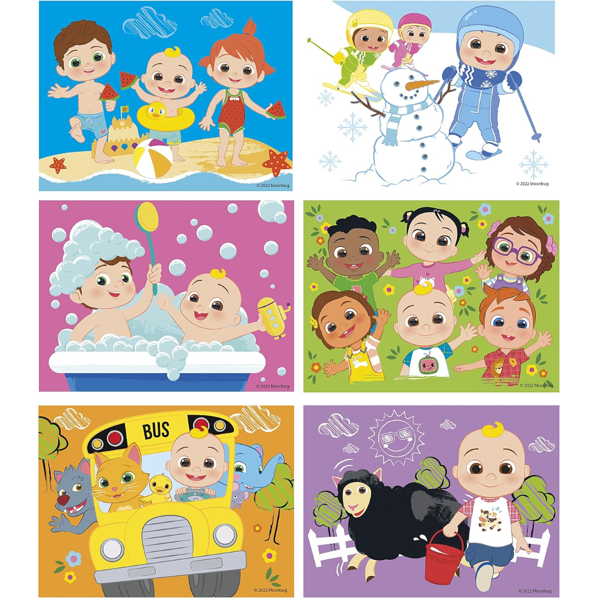 GIOCO CUBOTTI PUZZLE COCOMELON  CLEMENTONI ART.45013