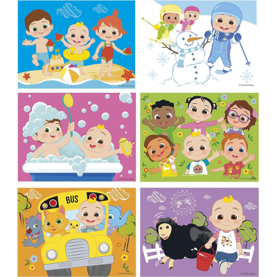 GIOCO CUBOTTI PUZZLE COCOMELON  CLEMENTONI ART.45013
