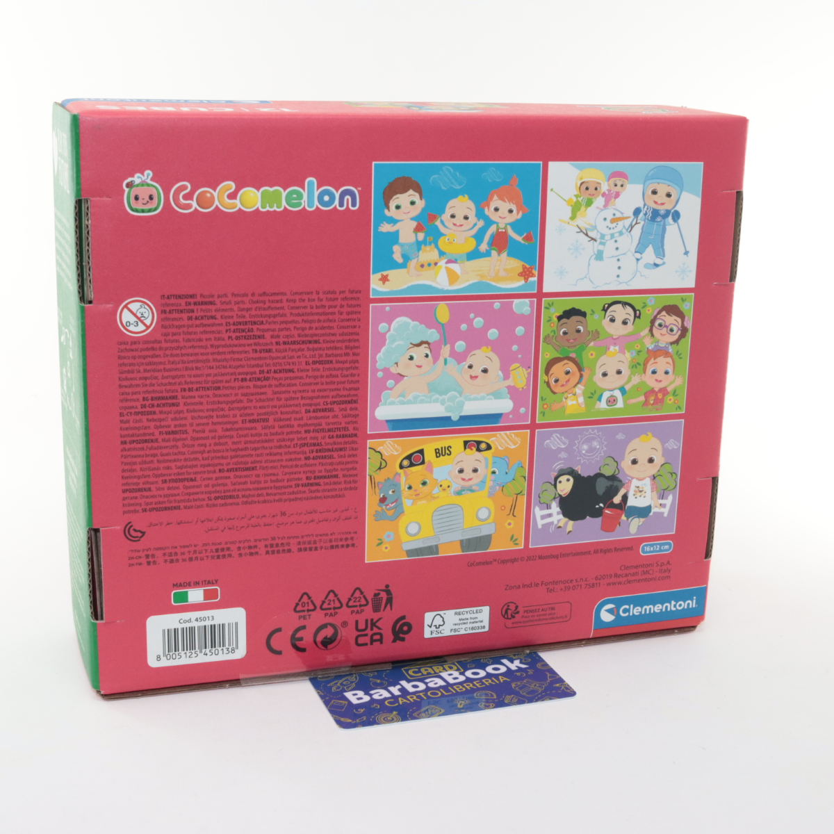 GIOCO CUBOTTI PUZZLE COCOMELON  CLEMENTONI ART.45013