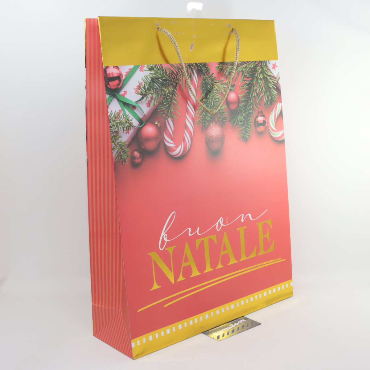 BUSTA SHOPPER CARTA XL NATALE CM. 44 X 32 X 10 CROMO ART.NT.6279 XL