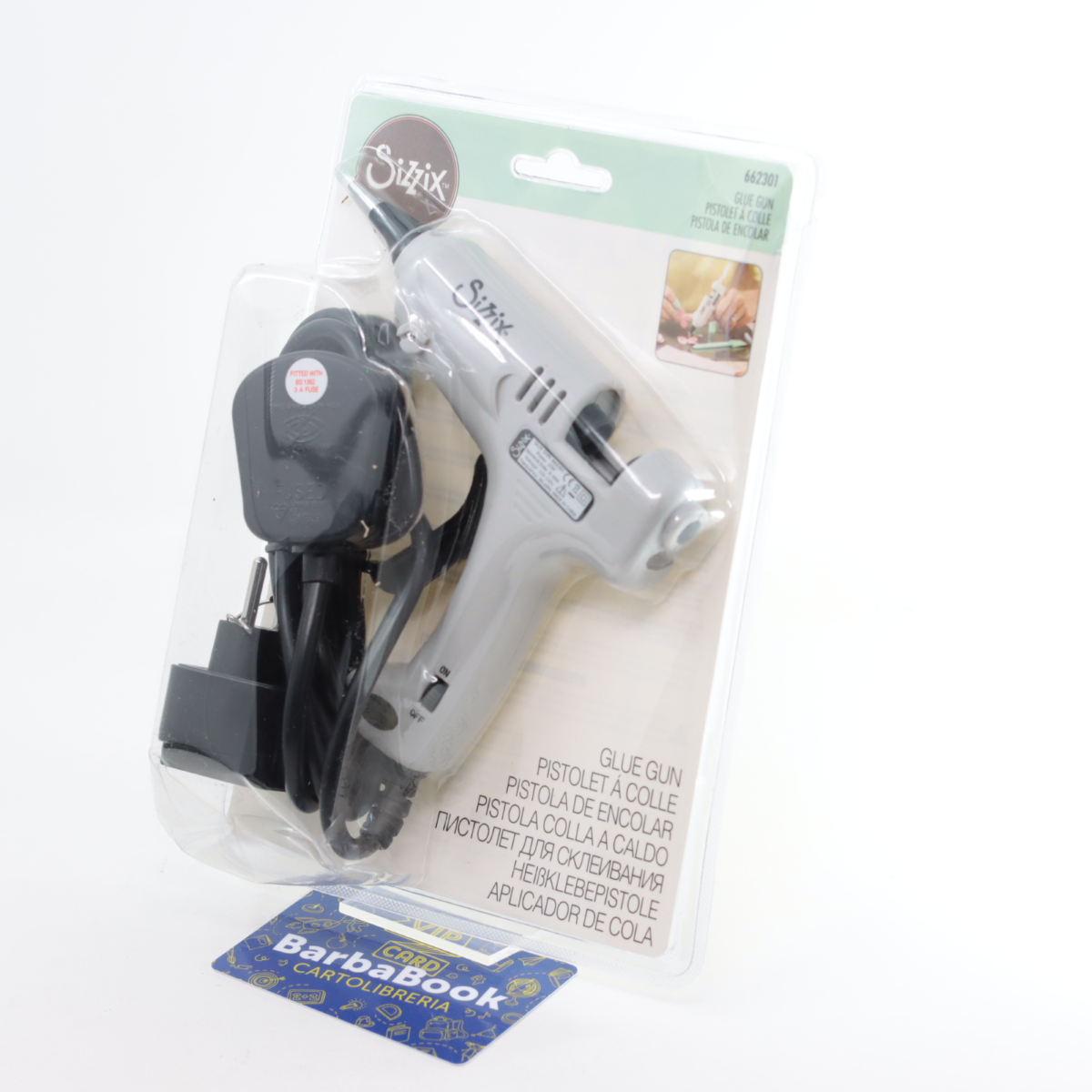 PISTOLA A CALDO SIZZIX 662301 VERSIONE UK CON ADATTATORE EUROPEO