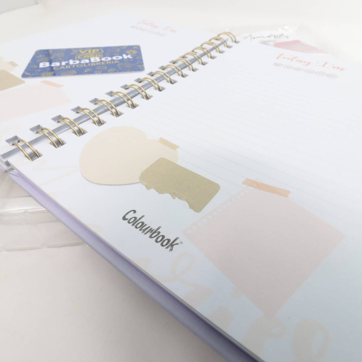 MEMOBOOK + ACCESSORI MEMORIES COLOURBOOK LILLA ART. COL23643