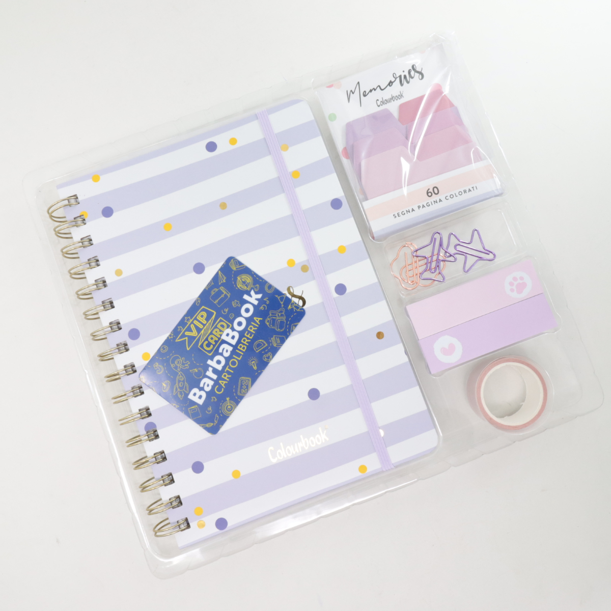 MEMOBOOK + ACCESSORI MEMORIES COLOURBOOK LILLA ART. COL23643