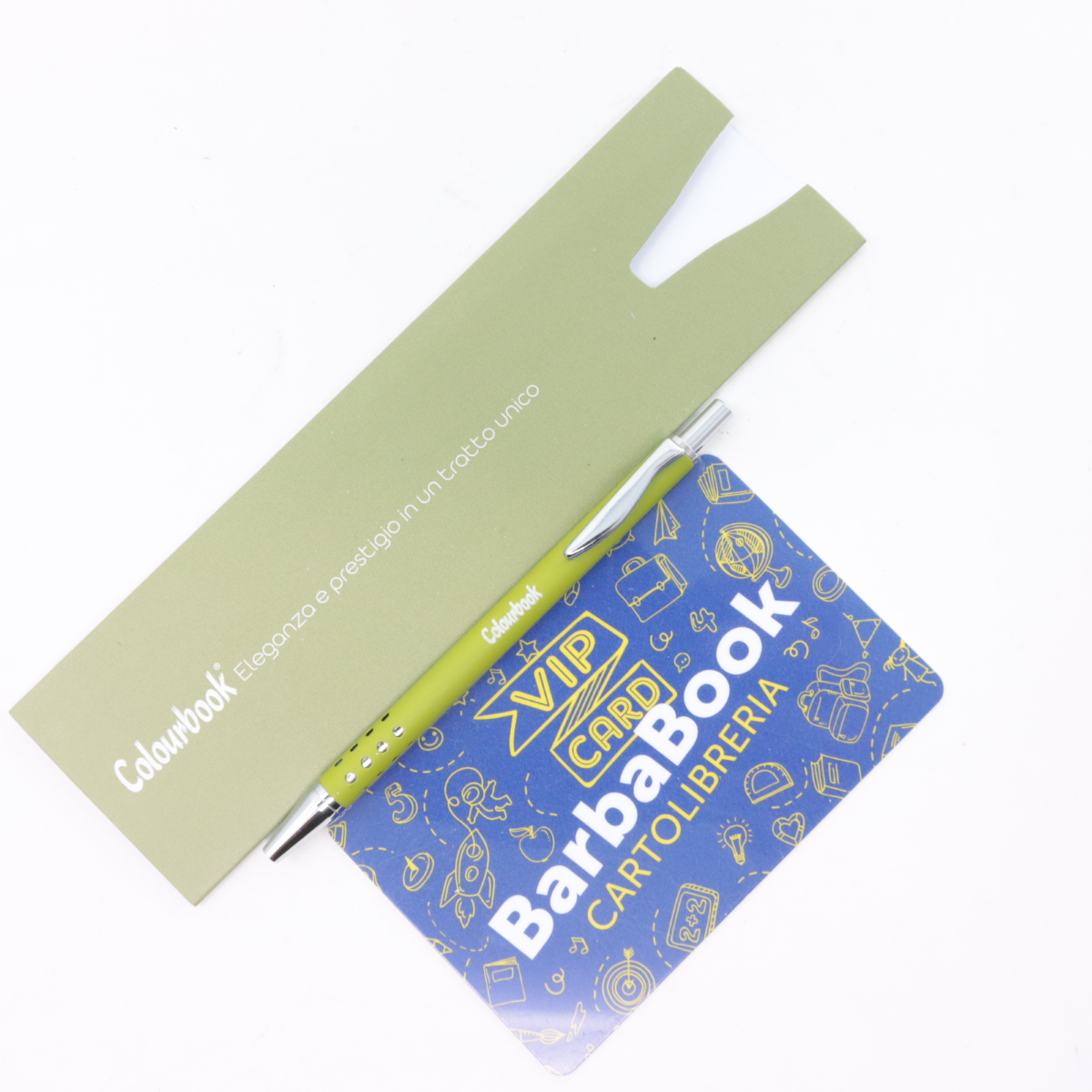 MINI PENNA IN METALLO WILD DELUXE COLOURBOOK VERDE MILITARE