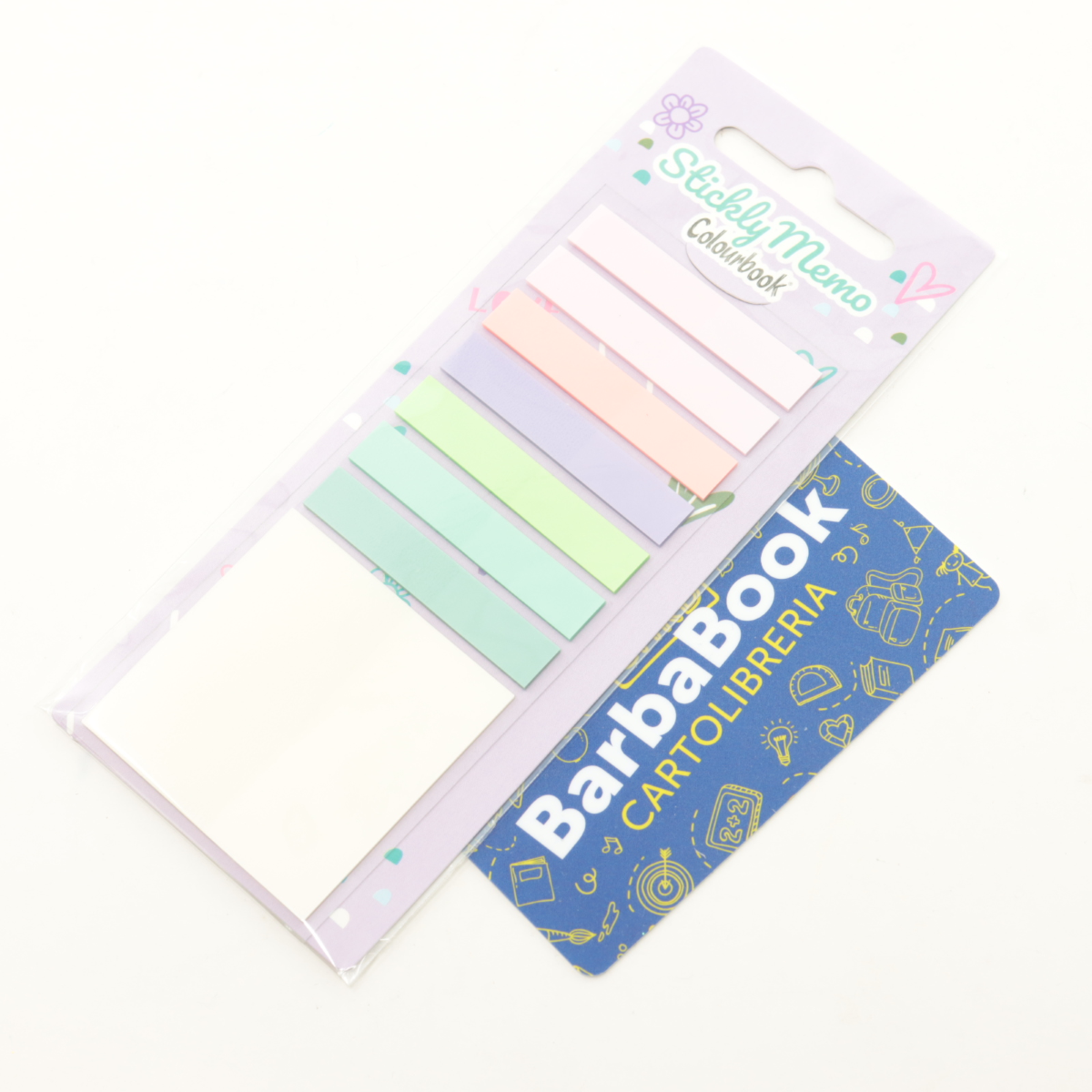 SEGNAPAGINA STICKLY MEMO PASTEL 8 COLORI COLOURBOOK COL23605