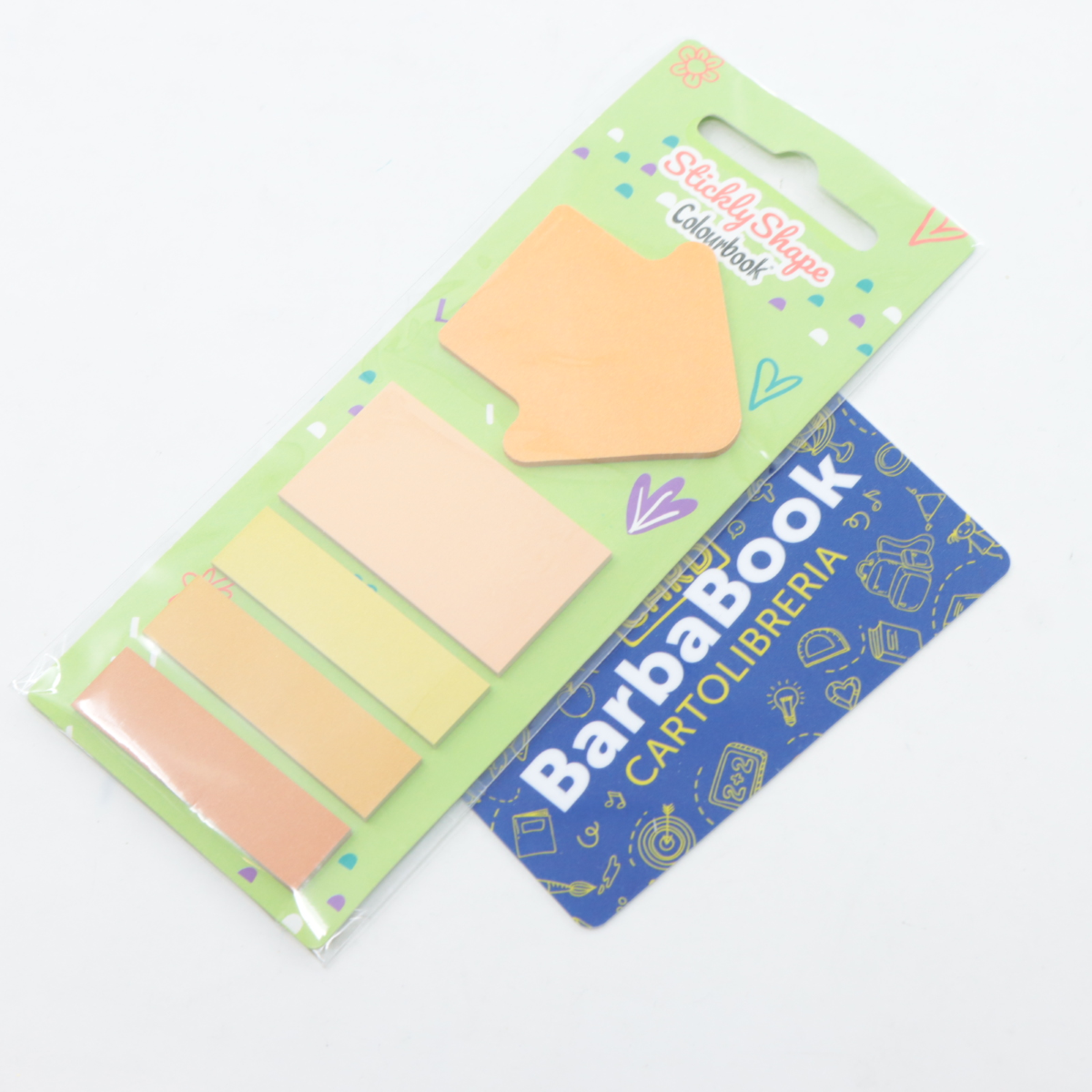 SEGNAPAGINA STICKLY SHAPE ORANGE ARROW COLOURBOOK COL23604