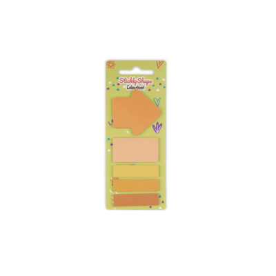 SEGNAPAGINA STICKLY SHAPE ORANGE ARROW COLOURBOOK COL23604