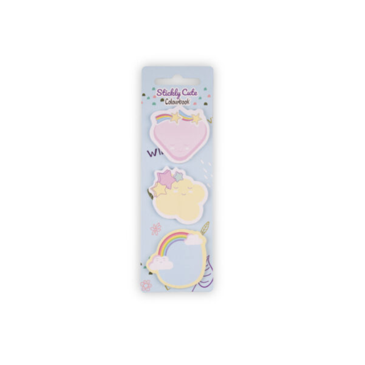 SEGNAPAGINA STICKLY CUTE RAINBOW COLOURBOOK COL23602