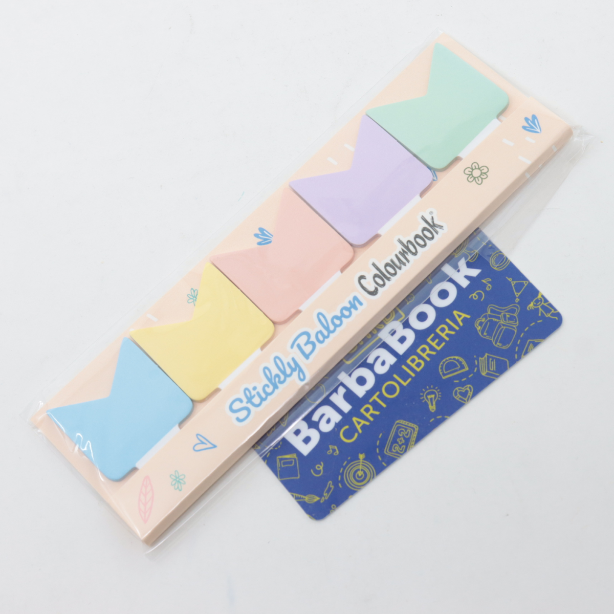 SEGNAPAGINA STICKLY BALOON BANDIERA COLOURBOOK COL23603