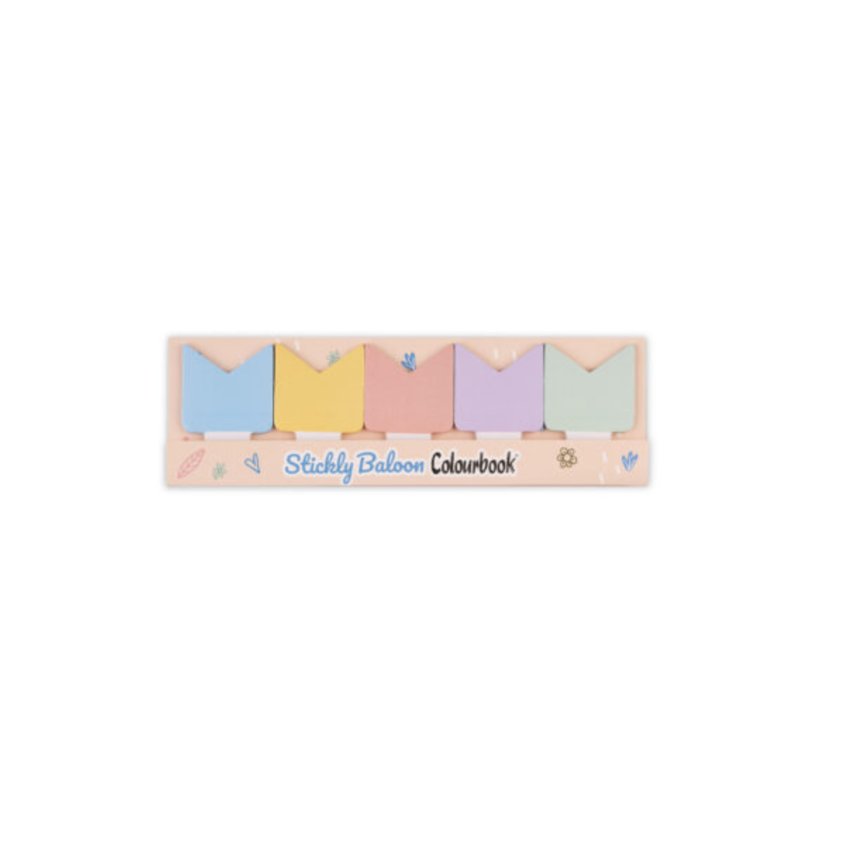 SEGNAPAGINA STICKLY BALOON BANDIERA COLOURBOOK COL23603