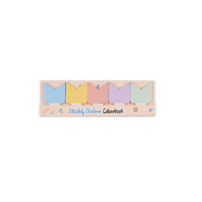 SEGNAPAGINA STICKLY BALOON BANDIERA COLOURBOOK COL23603