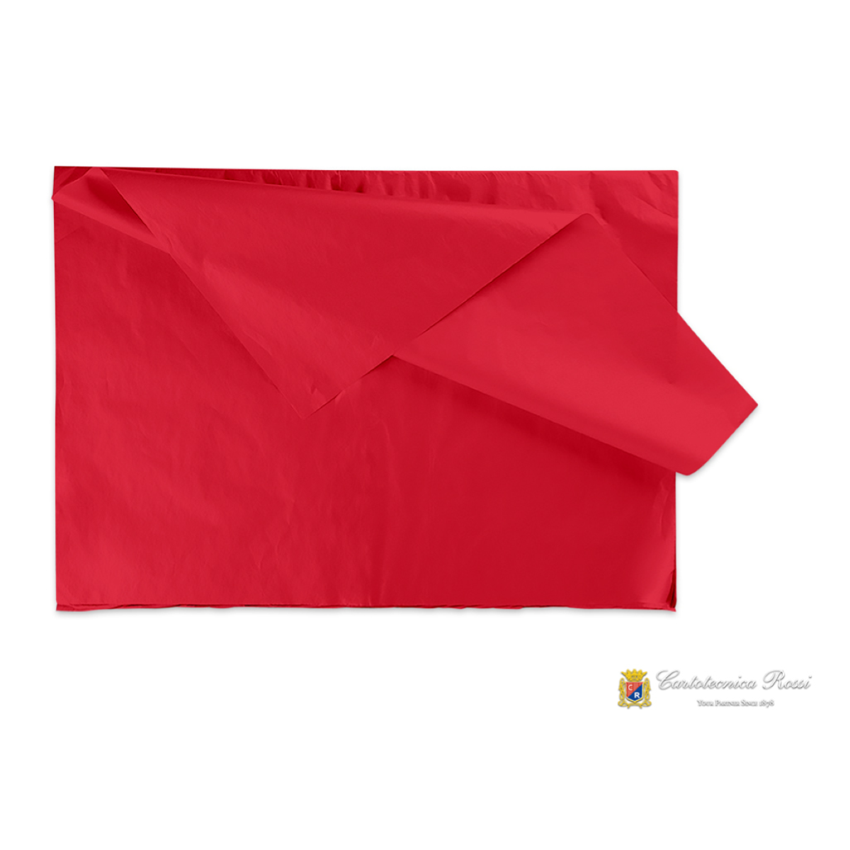 FOGLIO CARTA VELINA CM. 50 X 70 ROSSO 90
