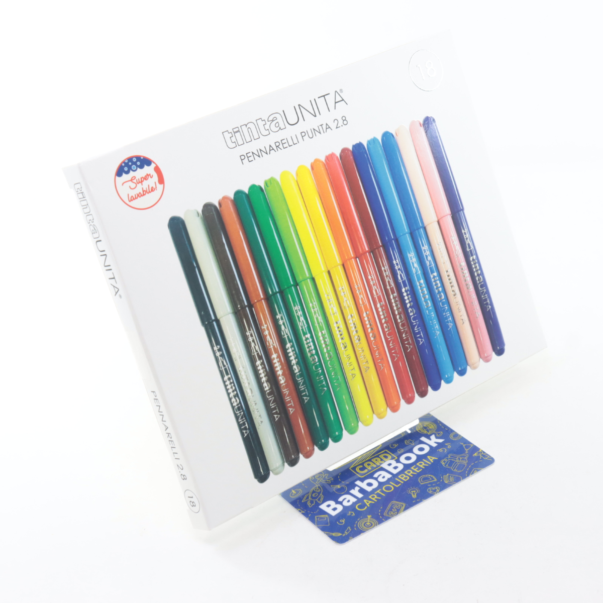 PENNARELLI TINTA UNITA P. 2.8 18 COLORI ART. 43887