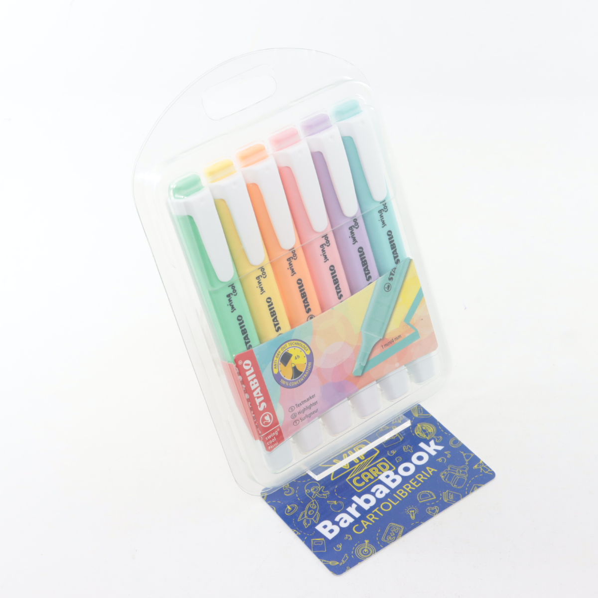 SET 06 EVIDENZIATORI STABILO SWING COOL 275/6-08
