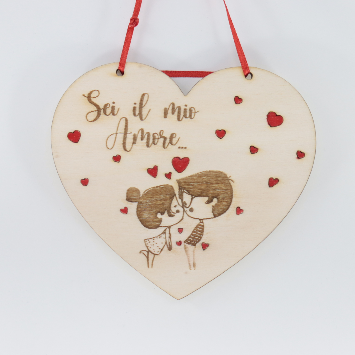 QUADRETTO LEGNO CUORE SEI IL MIO AMORE