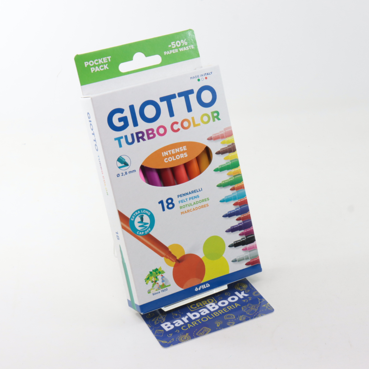 PENNARELLI TURBOCOLOR GIOTTO 18 COLORI ART. F073400