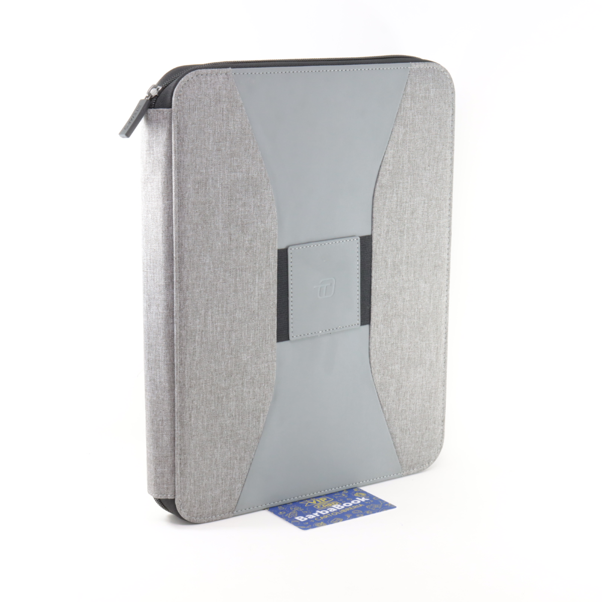 PORTABLOCCO CON ZIP CANVASS GRIGIO INTEMPO ART. 8248CS22