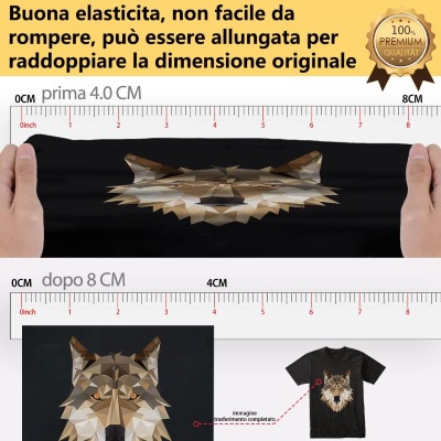 FOGLIO A4 CARTA DI TRASFERIMENTO PER T-SHIRT SCURE