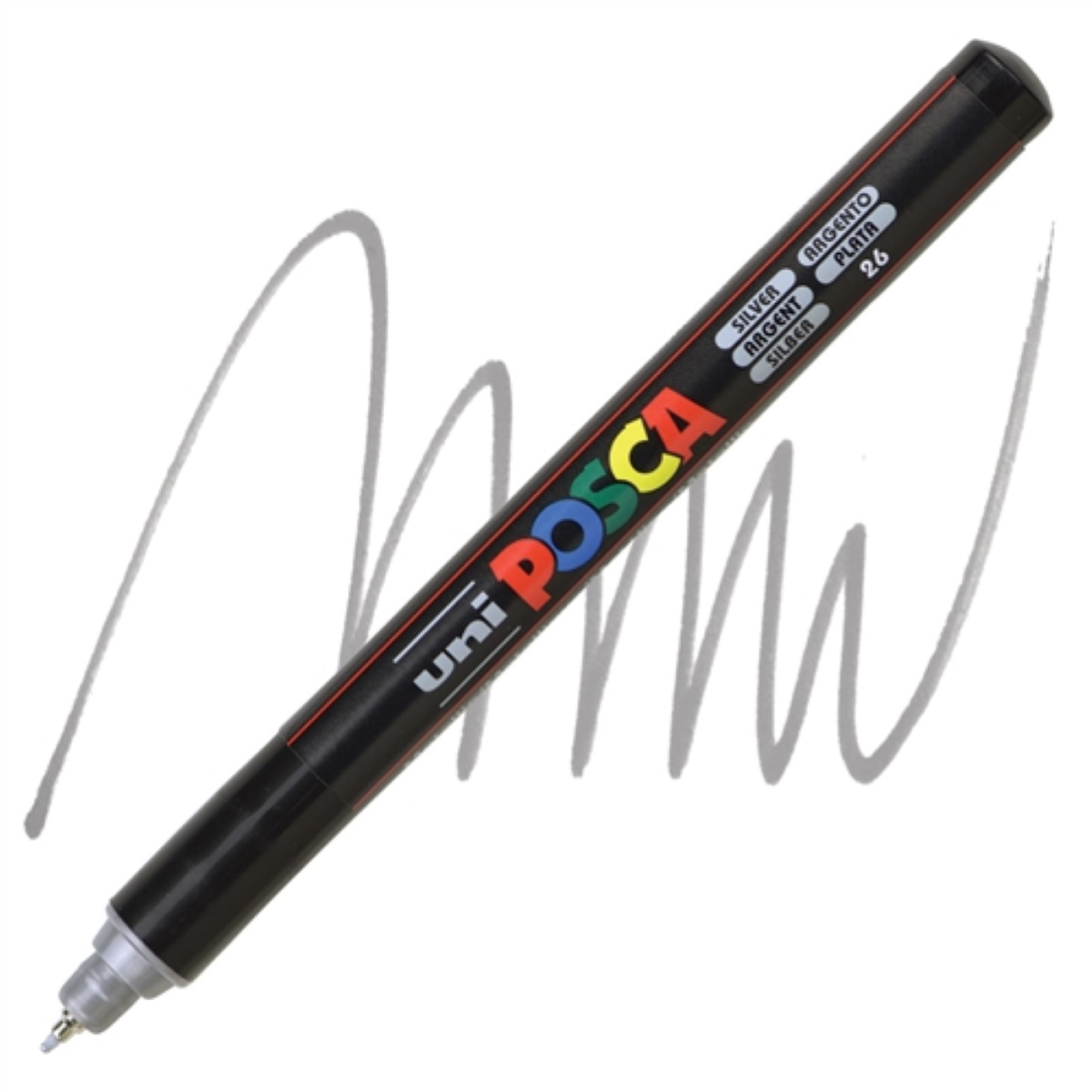 PENNARELLO UNI POSCA MM.0,7 PC1MR ARGENTO 26