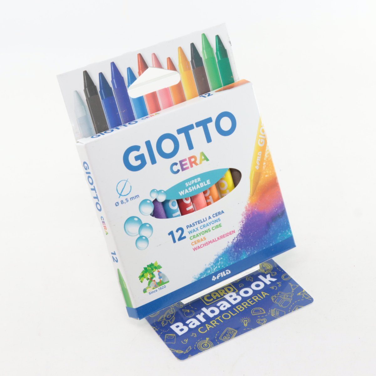 PASTELLI A CERA 12 COLORI GIOTTO ART. F281200