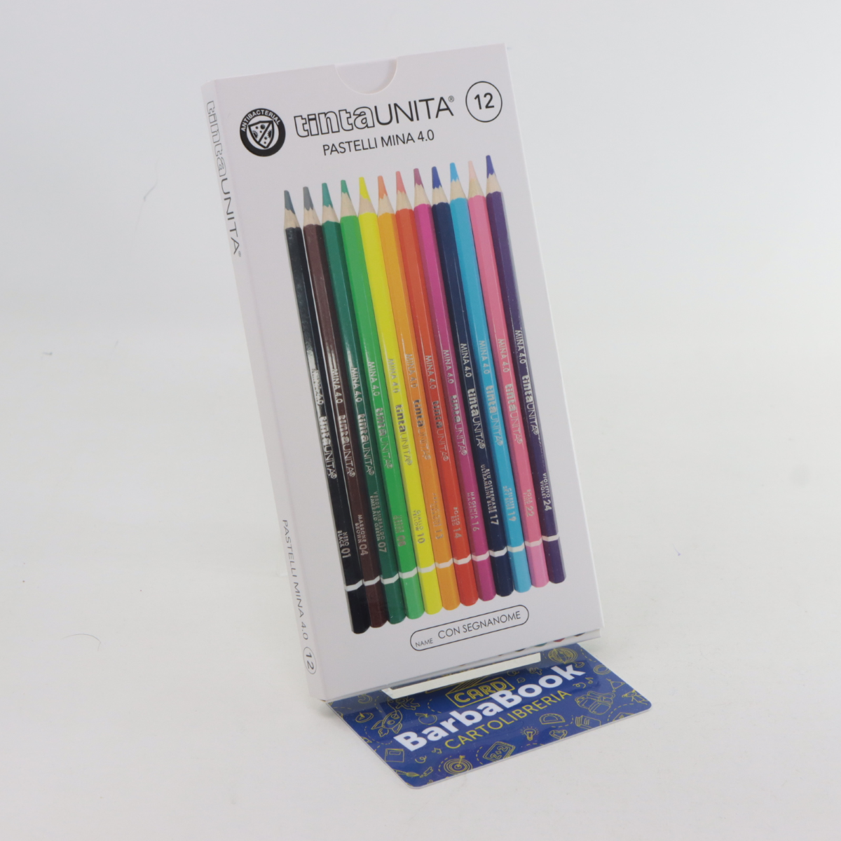 PASTELLI TINTA UNITA MINA MM.4.0 POOL OVER 12 COLORI ART. 41457
