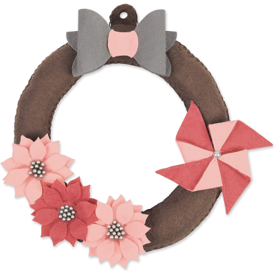 FUSTELLA SIZZIX PLUS 662972 GHIRLANDA HANGING WREATH BIGZ